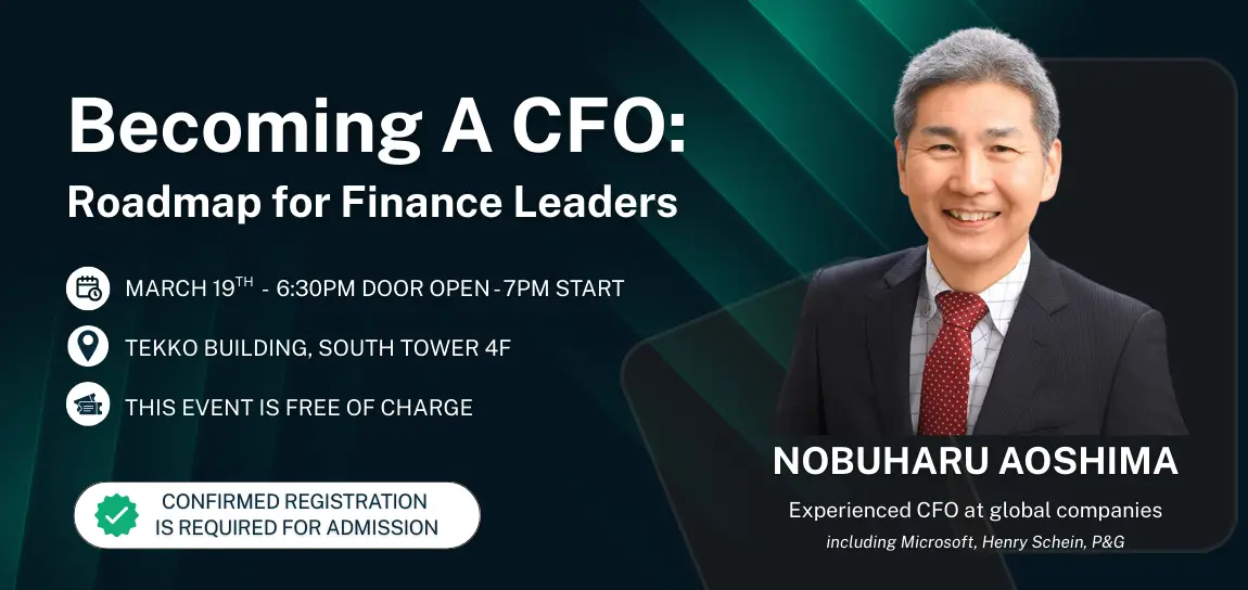 Becoming a CFO event